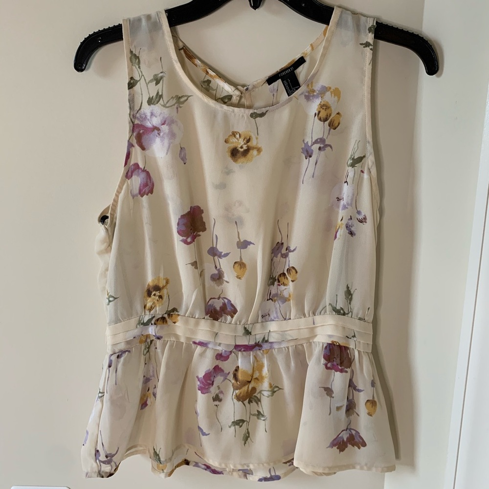 floral blouse